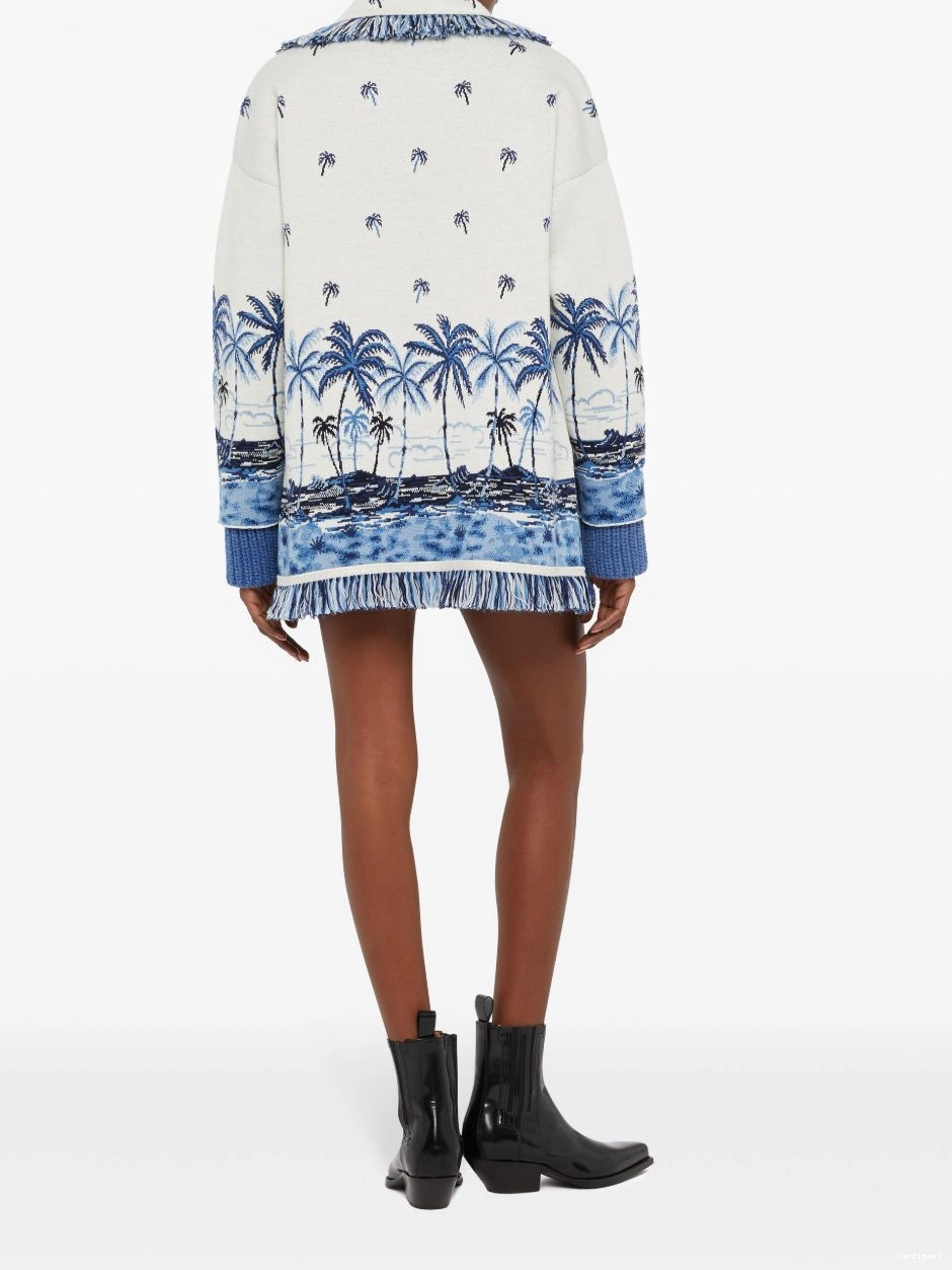 Cheap Tale Of virgin-wool The cardigan Alanui Hawaiian A Women 0731